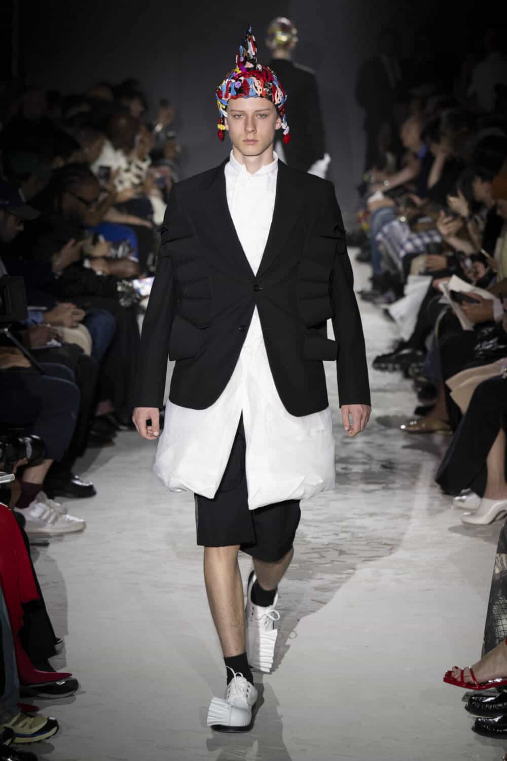 COMME des GARCONS HOMME PLUS 19AW レイヤード エステルシャツ